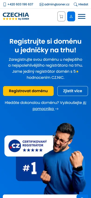 CZECHIA.COM v mobilu