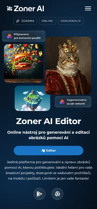 Zoner AI v mobilu